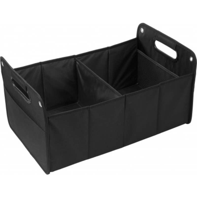 Foldable car organizer.