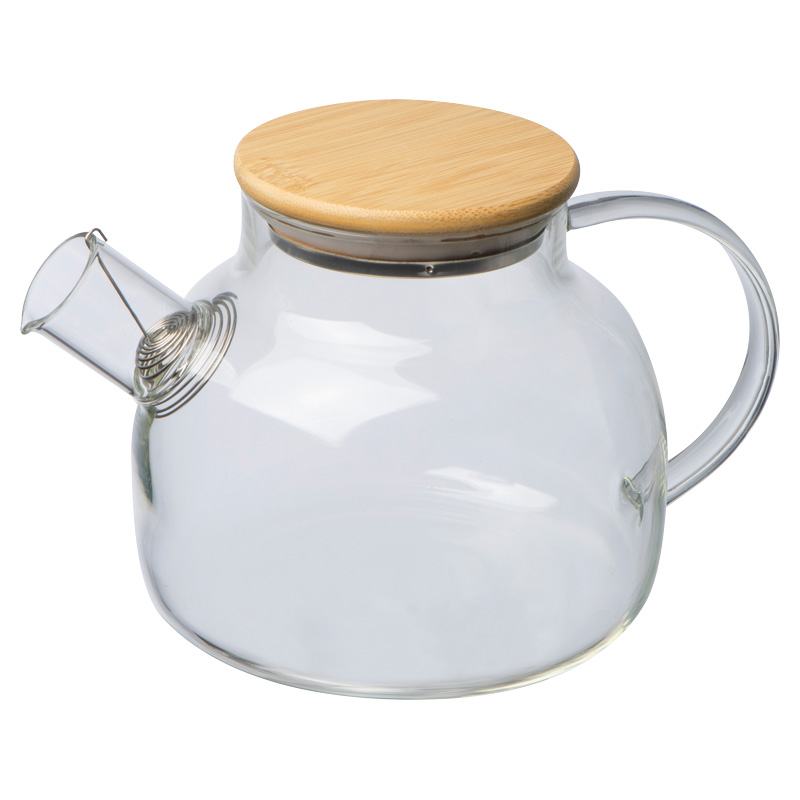 Glass jug with bamboo lid Frankfurt