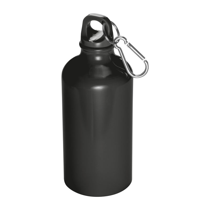 Metal Drinking Bottle with Carabiner Kielce 500 ml
