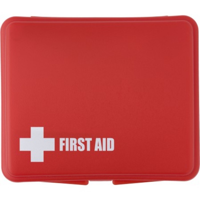 First aid kit in a plastic box, 10pc