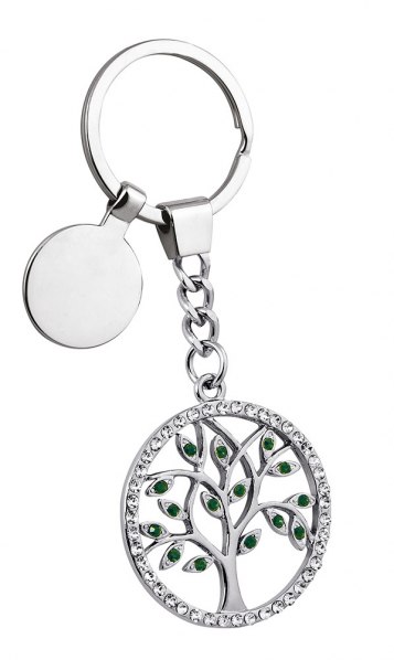 KEY RING LIFE TREE WITH STRASS