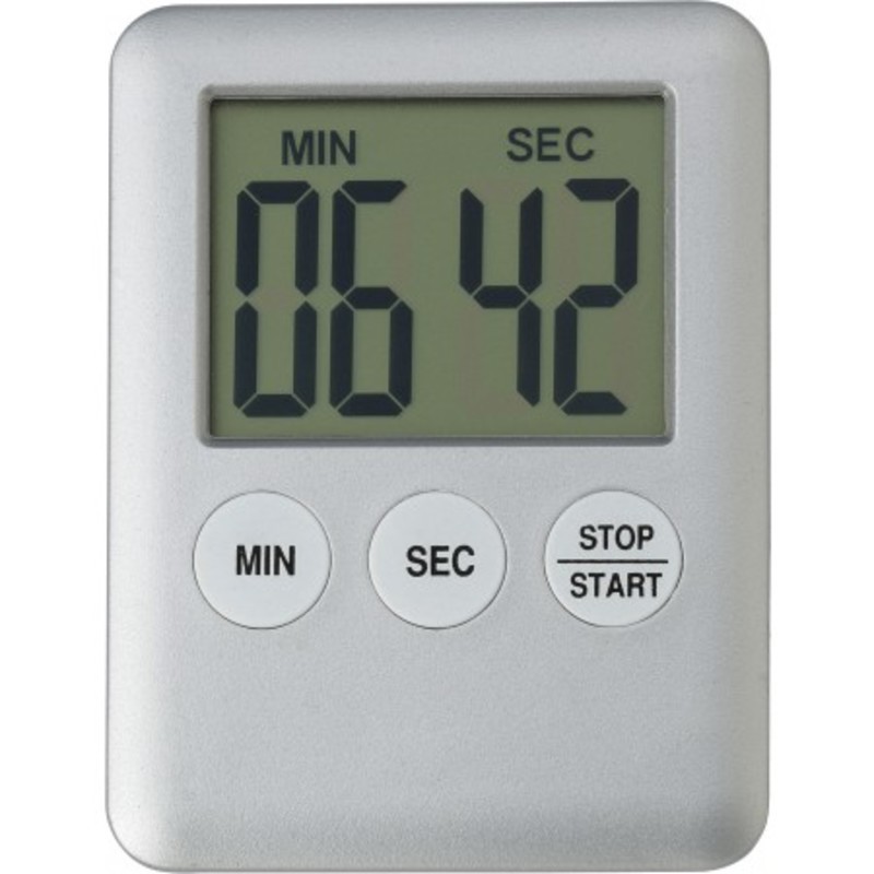 Plastic digital kitchen timer.