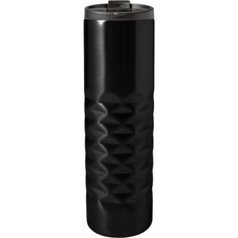 Stainless steel thermos mug (460ml).
