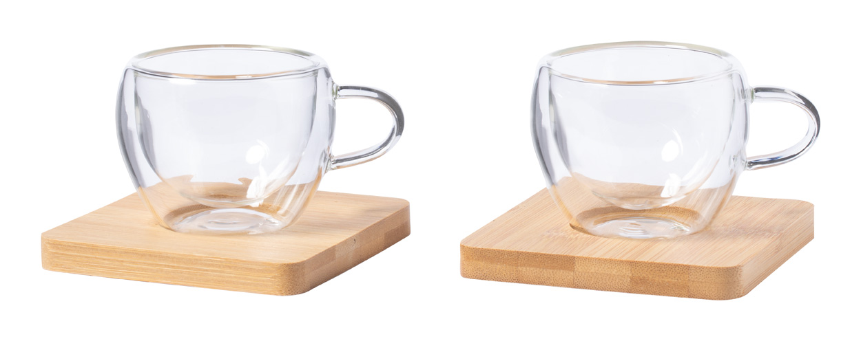 Gladen glass espresso cup set
