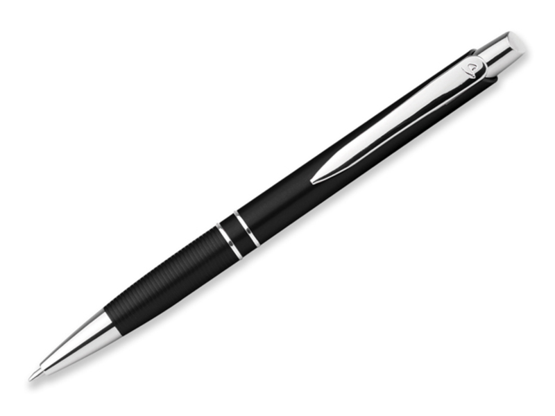 MARIETA PLASTIC plastic ball pen, blue refill, Black