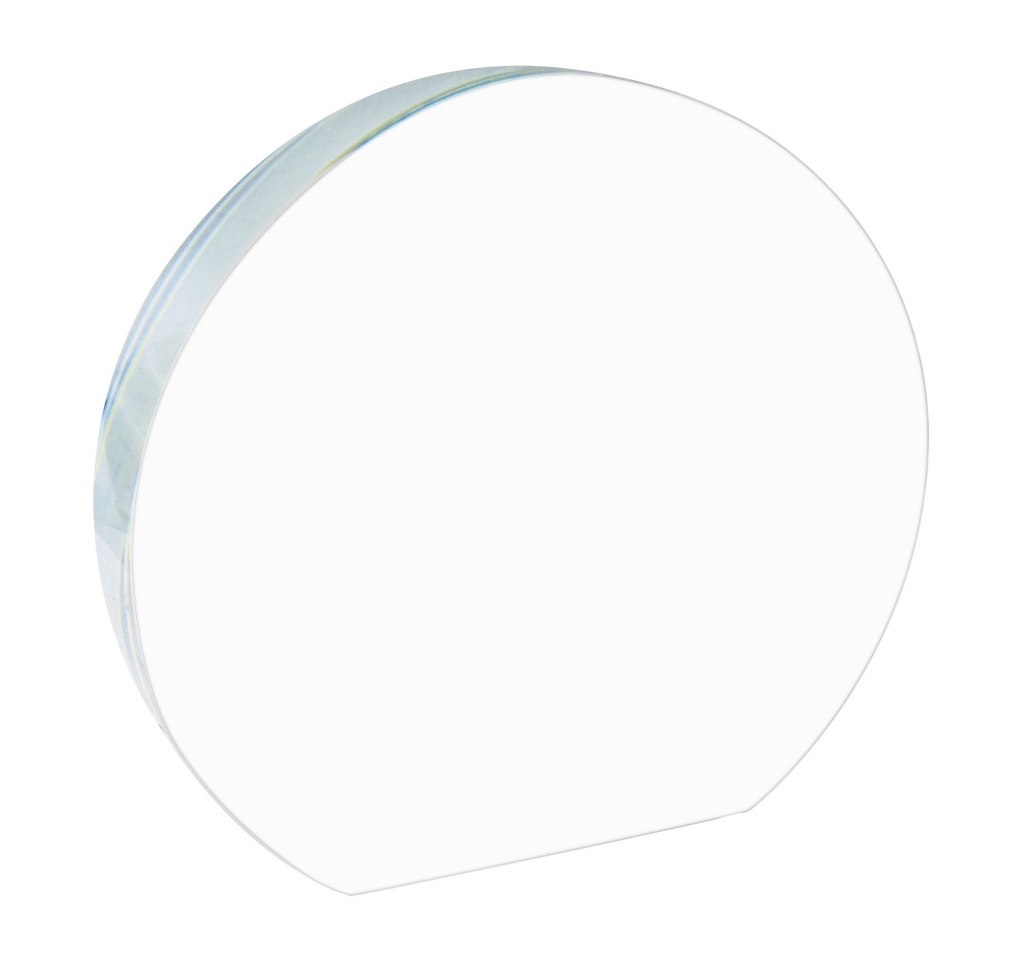 Half-round glass sublimation 120x110 mm