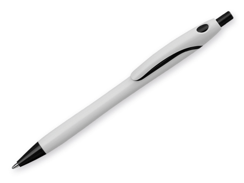 TRICIA plastic ball pen, blue refill, Black