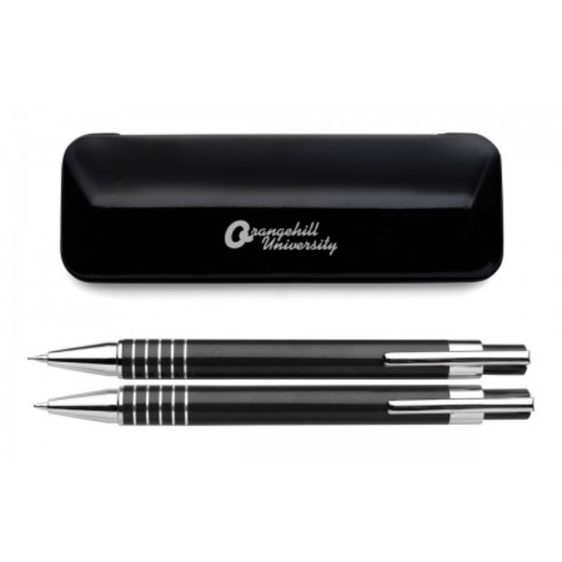 Set of ballpen and pencil