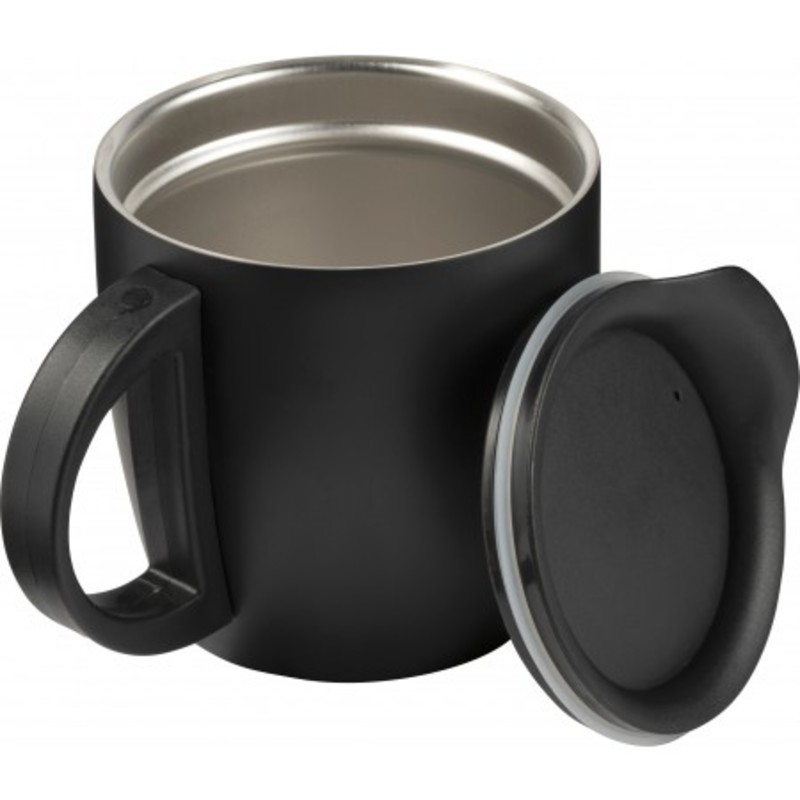 Stainless steel, double walled travel mug (350 ml)