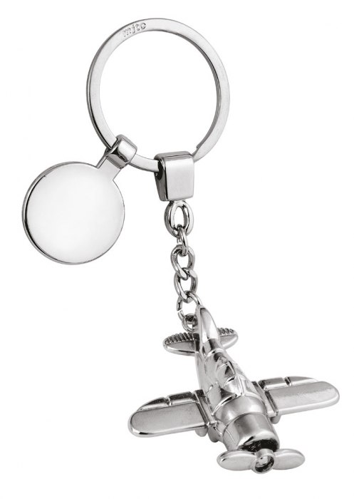 KEY CHAIN PLANE WITH COIN