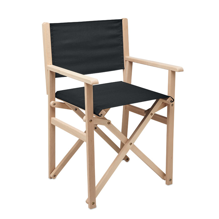 Foldable wooden beach chair