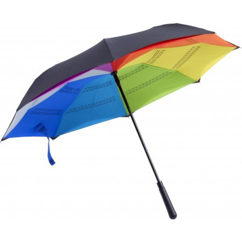 Automatic reversible pongee (190T) umbrella