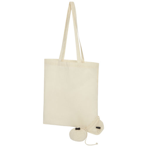 Patna 100 g/m² cotton foldable tote bag 7L