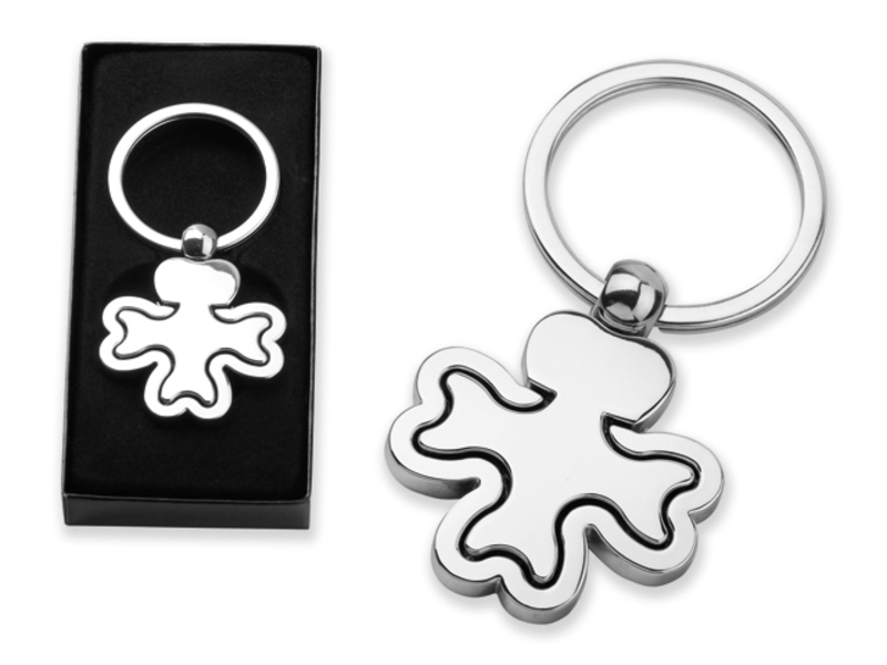 FORLUCK metal keyring, Silver