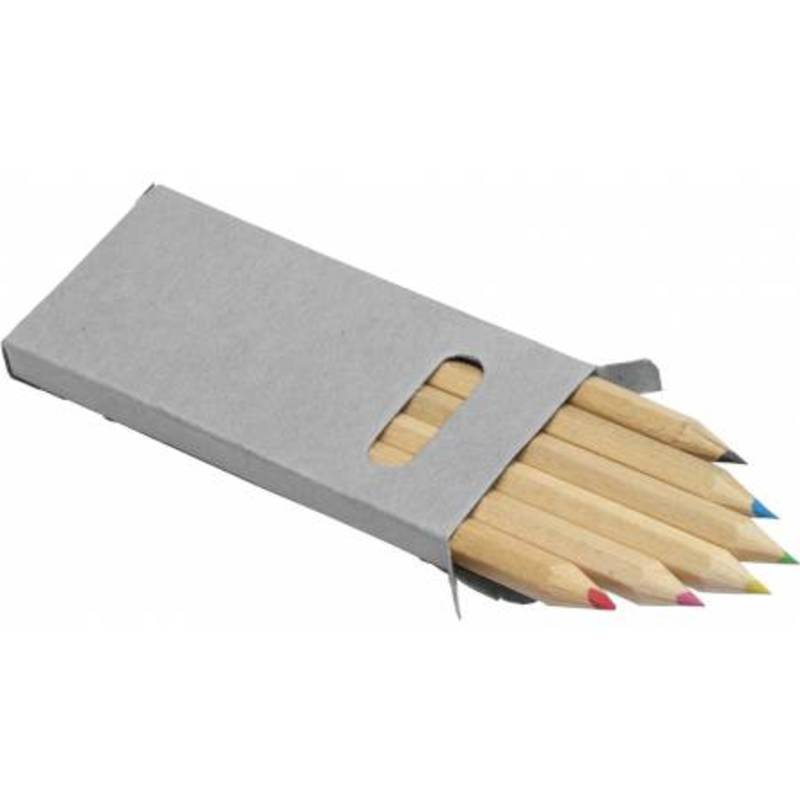 Six colour pencil set