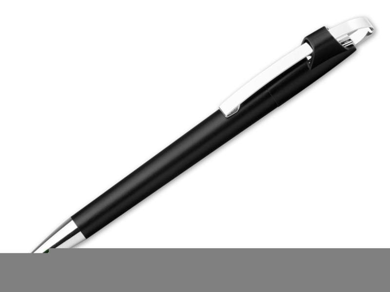 MAGNUS plastic ball pen, blue refill, Black