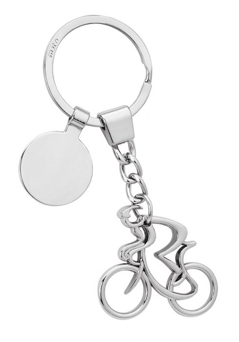 STYLIZED BIKE KEY RING WITH TOKEN