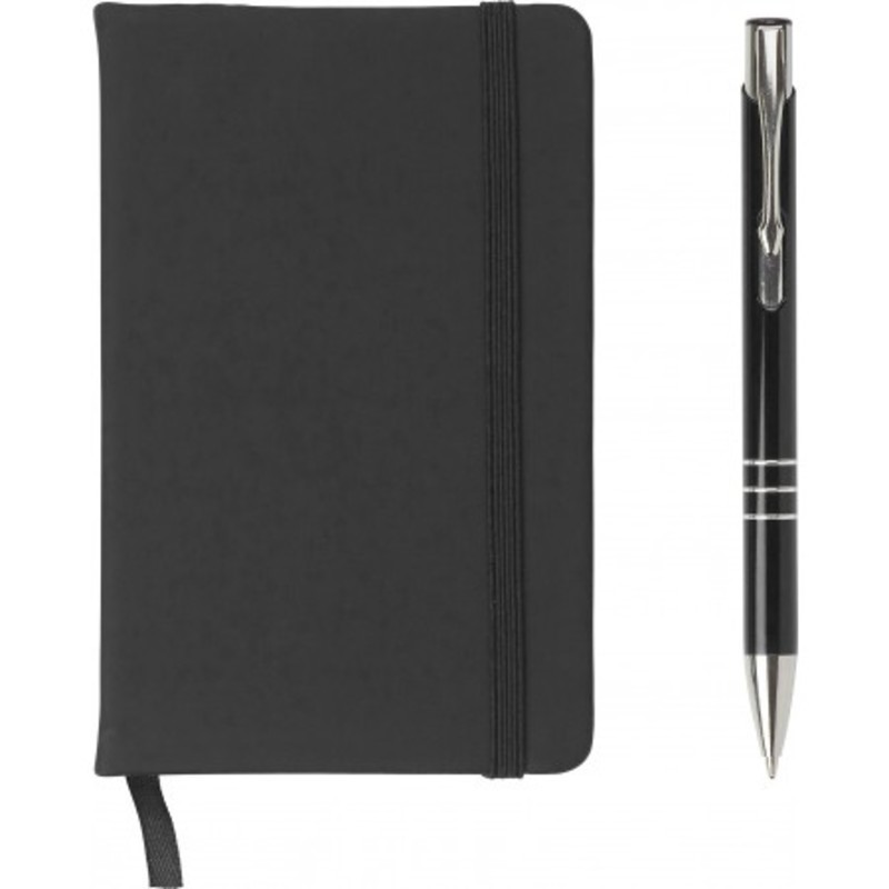 Notebook and ballpen set.