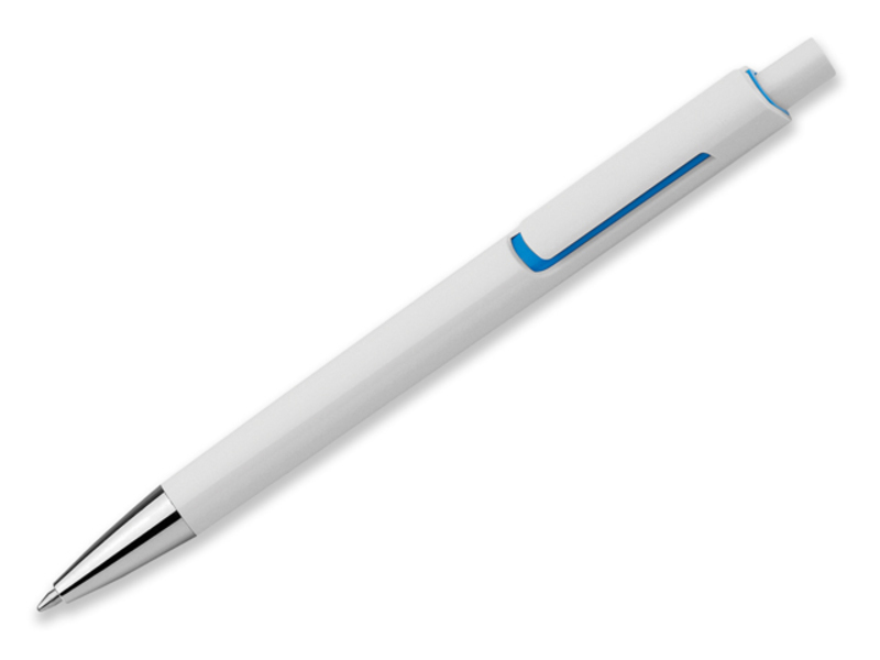 KATHERINE plastic ball pen, blue refill, Light blue