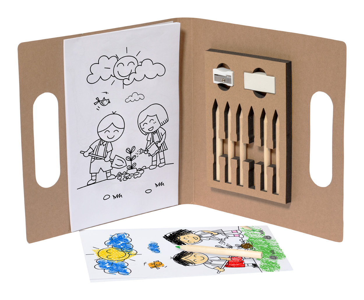 Clumber colouring set