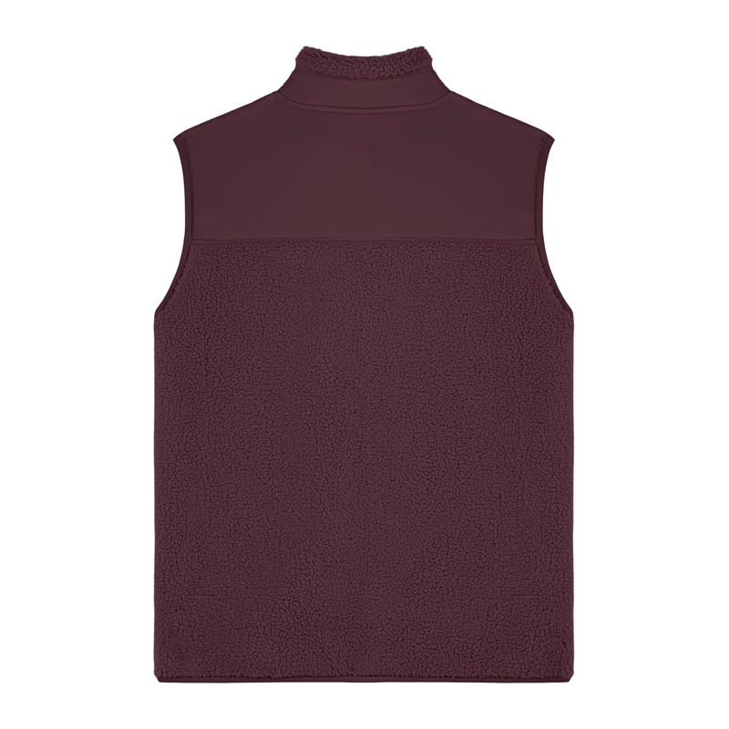 Liner unisex sleeveless sherpa jacket