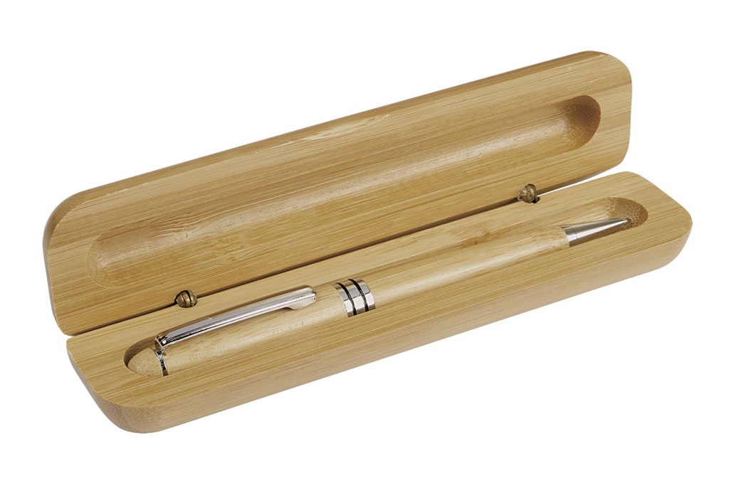 BALL PEN BAMBOO WITH BOX