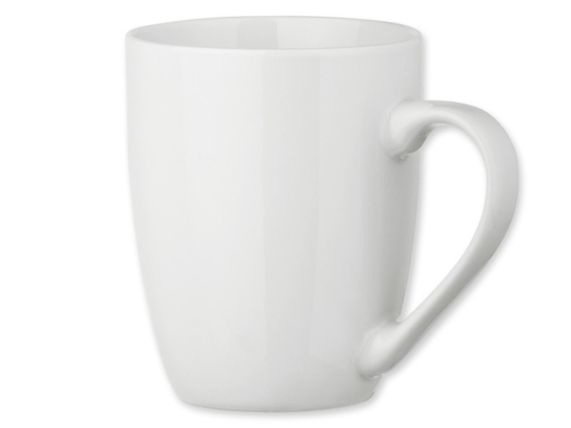 ESTEBAN WHITE porcelain mug, 350 ml, White