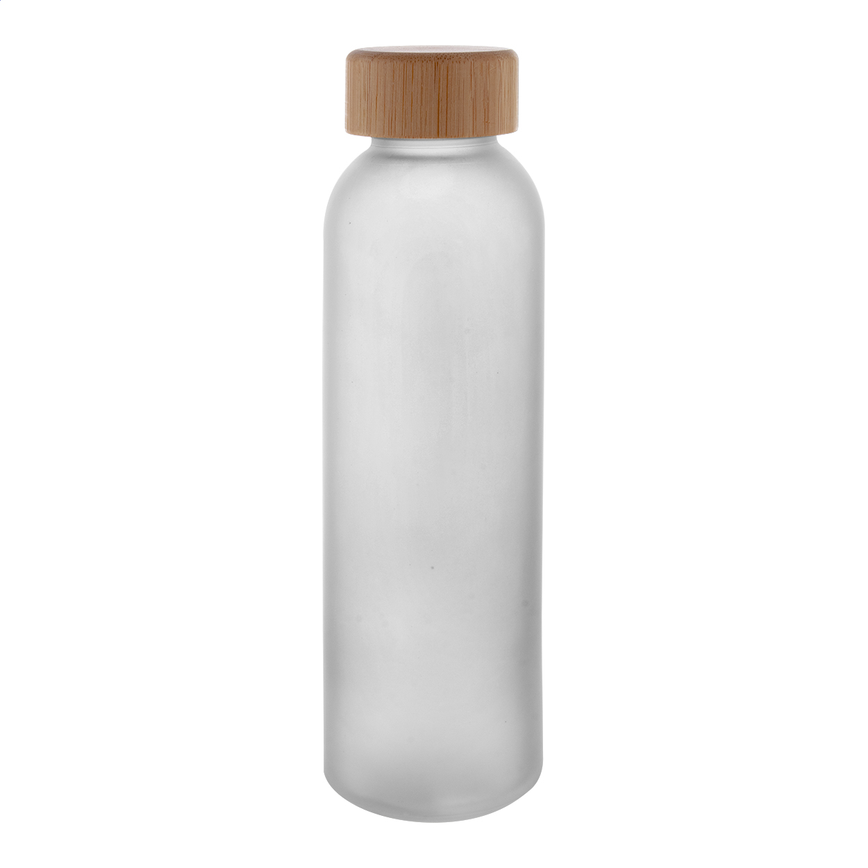 Cloody glass bottle