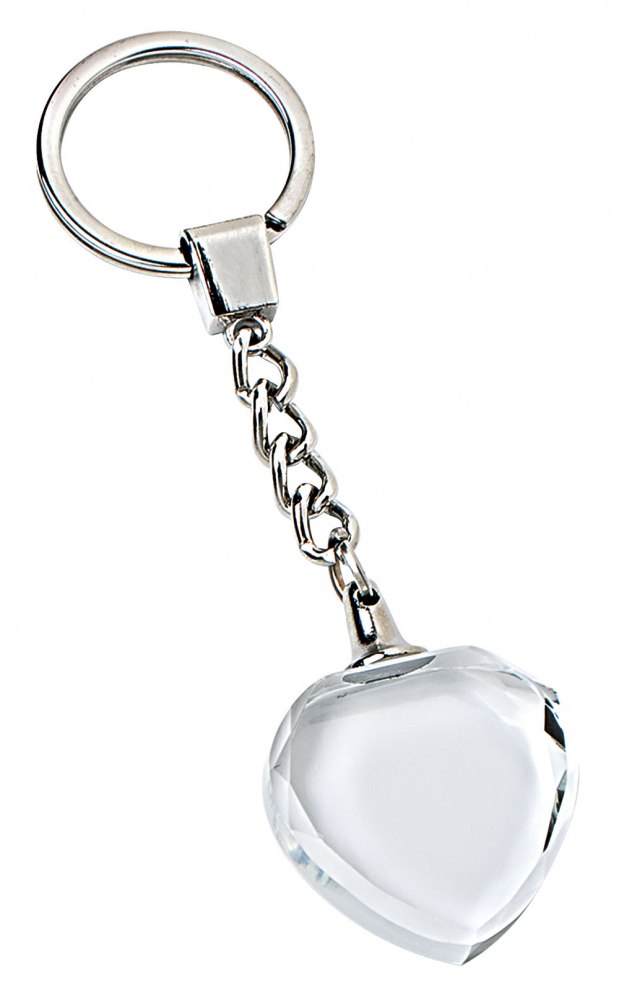 KEYCHAIN CRYSTAL (NO BOX) - 28x30 mm
