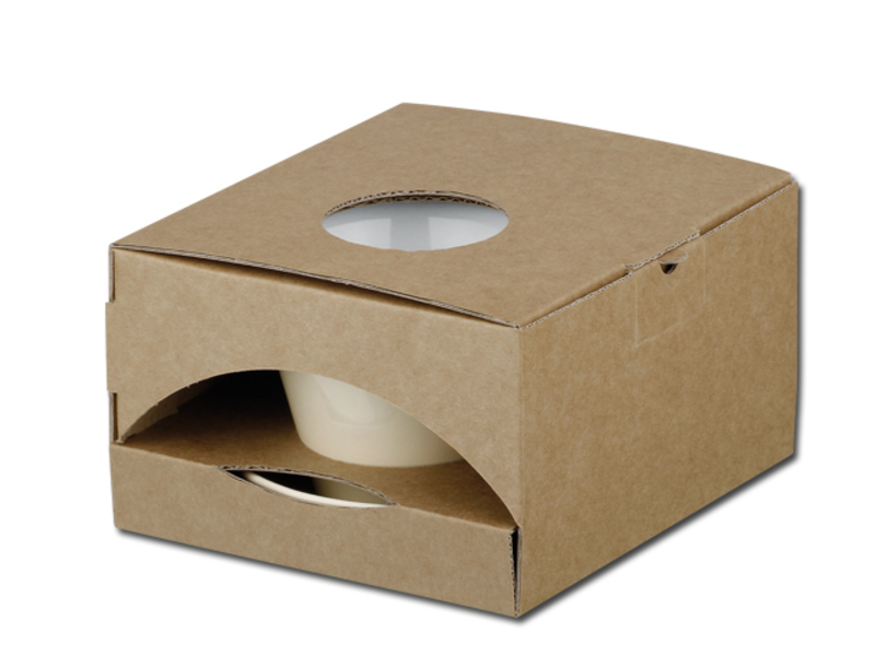 GB CLAUDE paper gift box, Natural