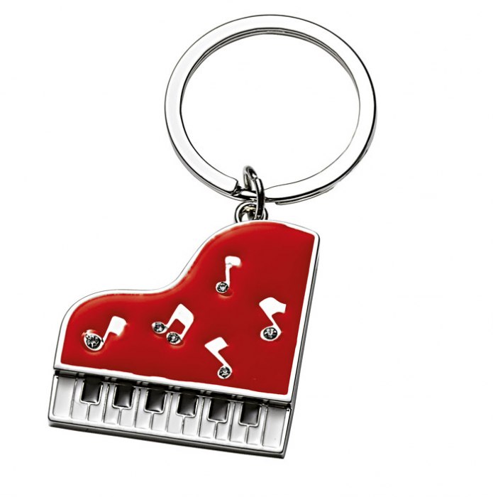 KEYCHAIN PIANOFORTE RED - NO BOX
