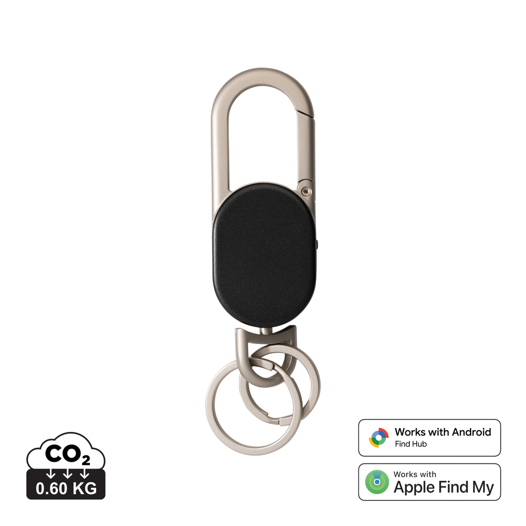 Keyfinder Dual keychain with worldwide locating