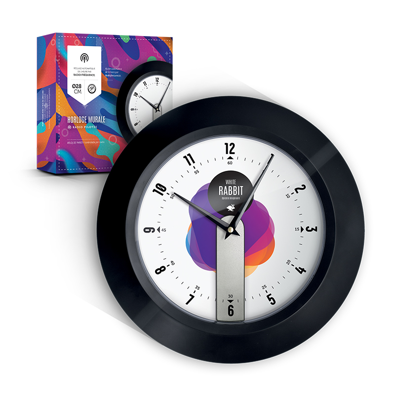 WALL CLOCK WITH RADIO RECEPTION  ř 28 cm