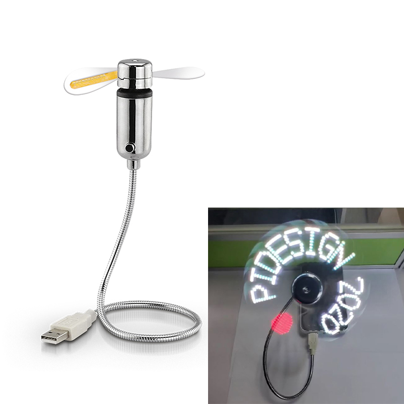 FAN WITH LED MESSAGE