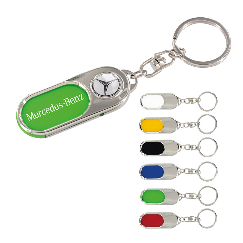 METAL KEY-RING + PLASTIC INSERT