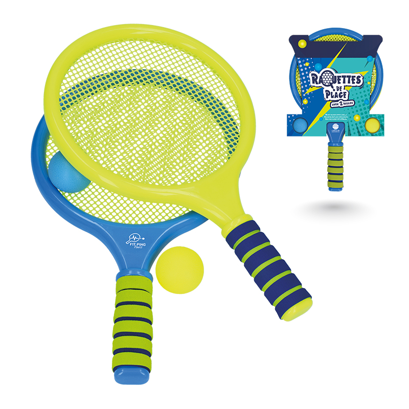RACKET BALL GAME WITH 2 BALLS