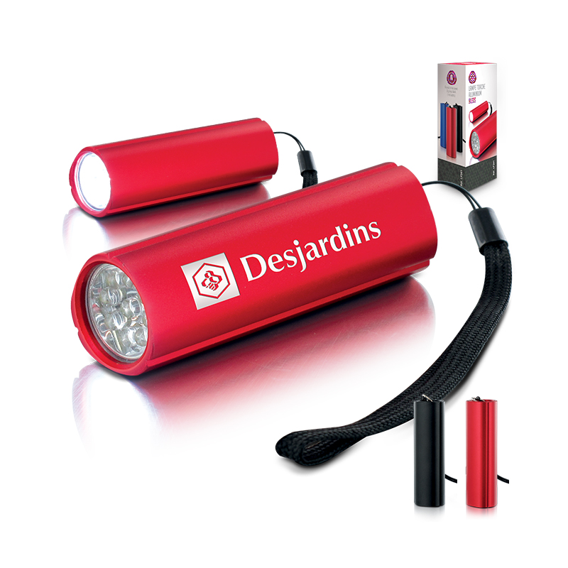 9-LED aluminium torch
