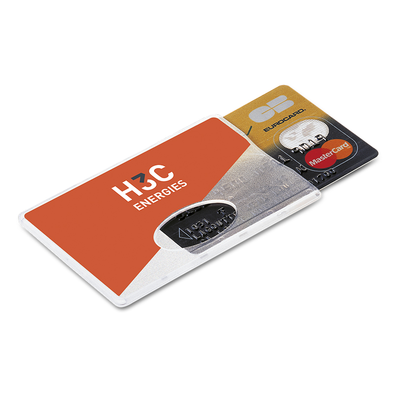 TRANSPARENT CREDIT CARD COVER