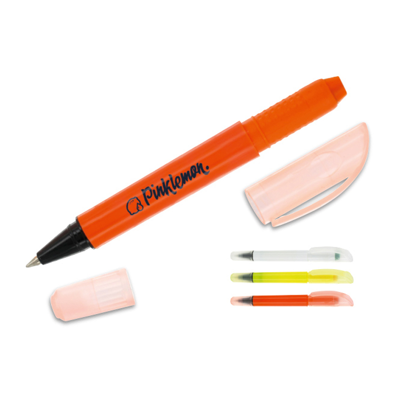 BALLPOINT PEN AND GEL HIGHLIGHTER