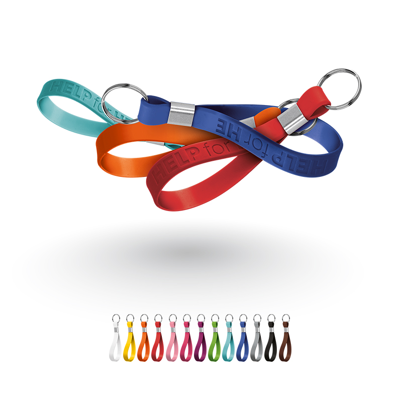 SILICONE KEYRING