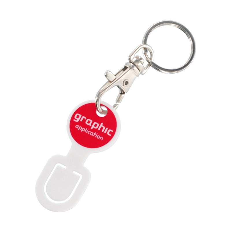 SMALL SNAP HOOK KEY-RING WITH 'CLIPCOURSE'