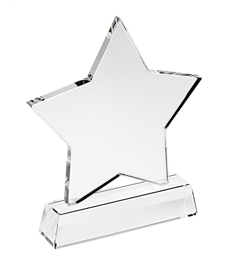 TROPHY STAR OF GLASS mm140 base h 30