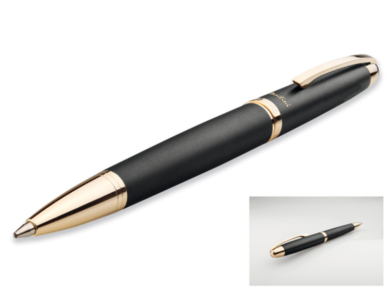 EZEKIEL metal ball pen, SANTINI, Black
