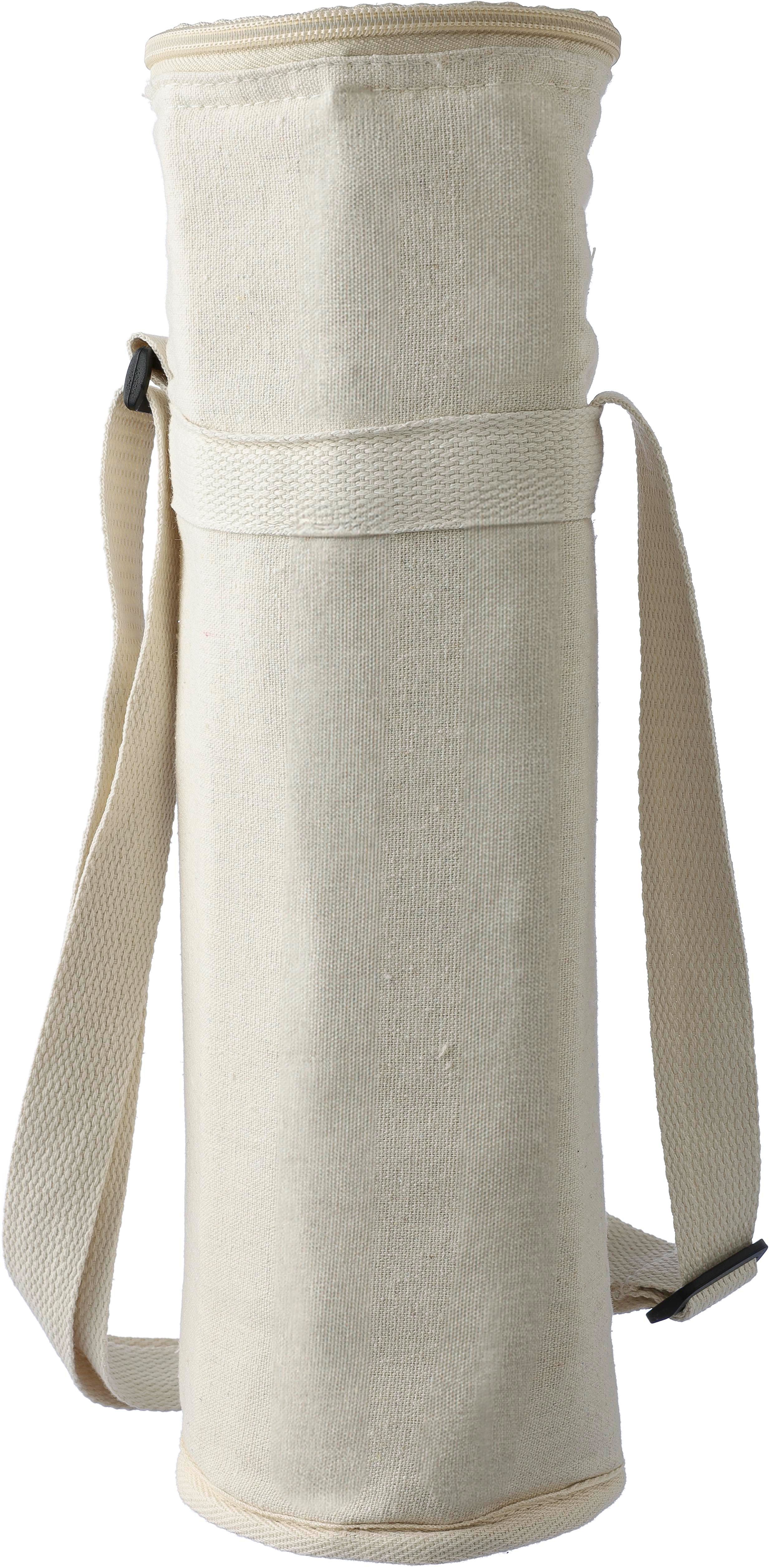 Recycled cotton (270 gsm) bottle cooler bag Eugene