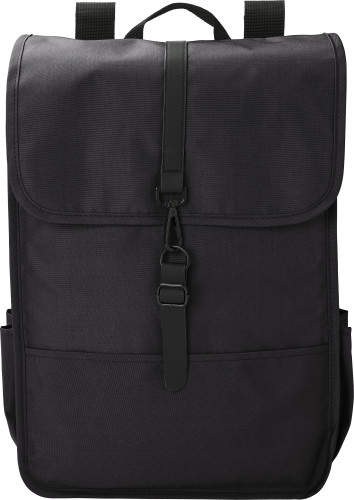 RPET Polyester (300D) flap backpack Lyric