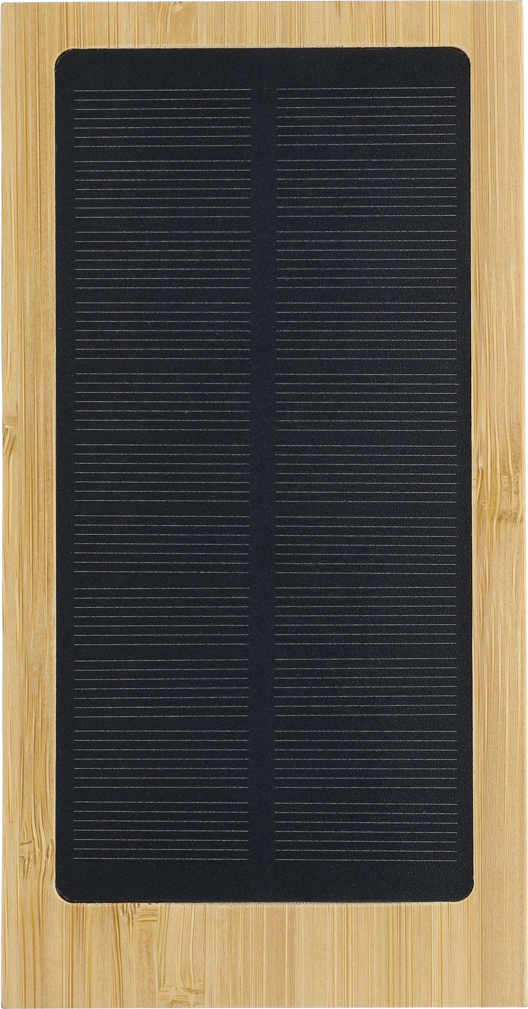Bamboo solar power bank Elz
