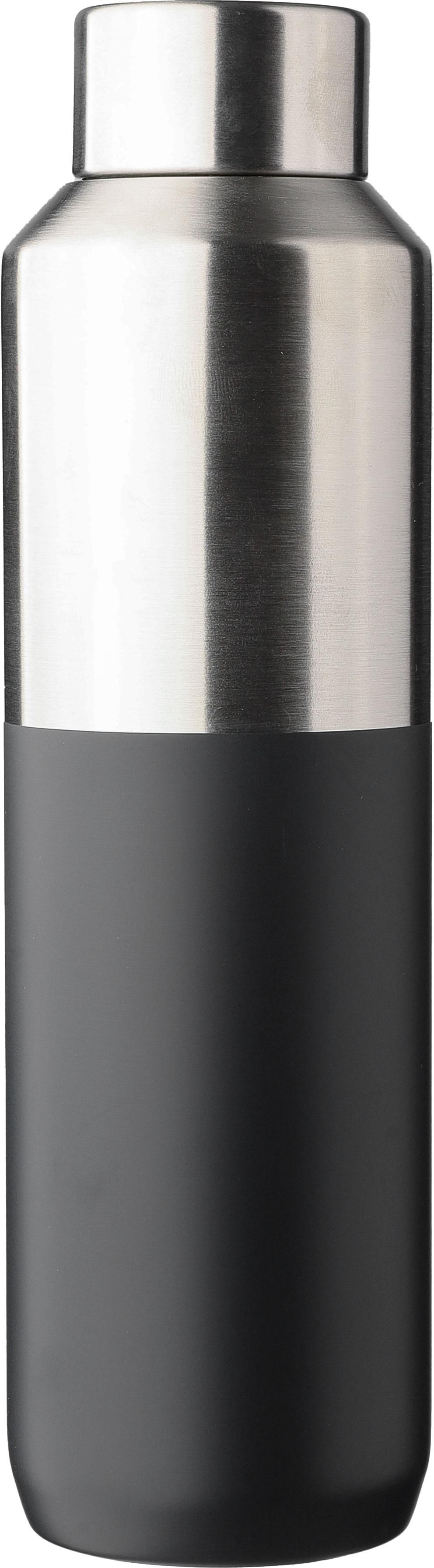 Recycled stainless steel double-walled drinking bottle (600 ml) Esen