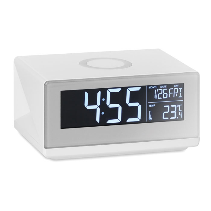 LED clock & wireless charger5W