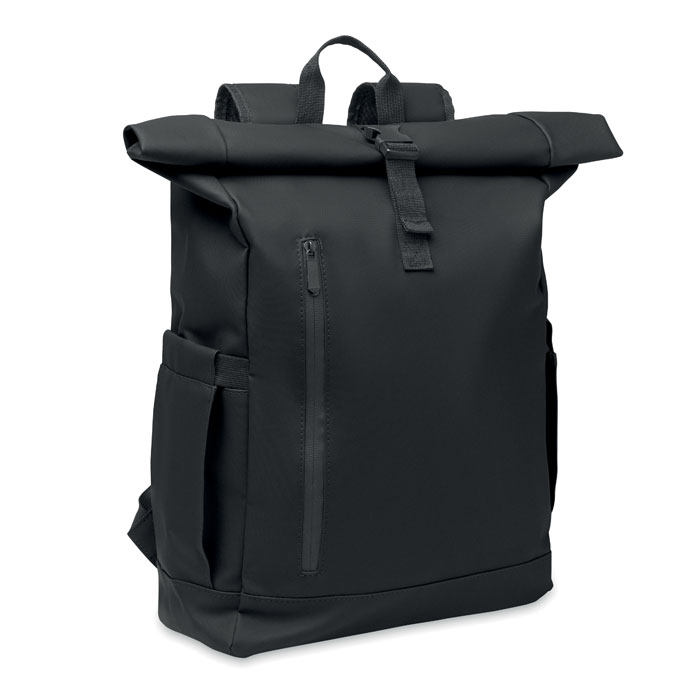 Rolltop laptop rucksack 600D