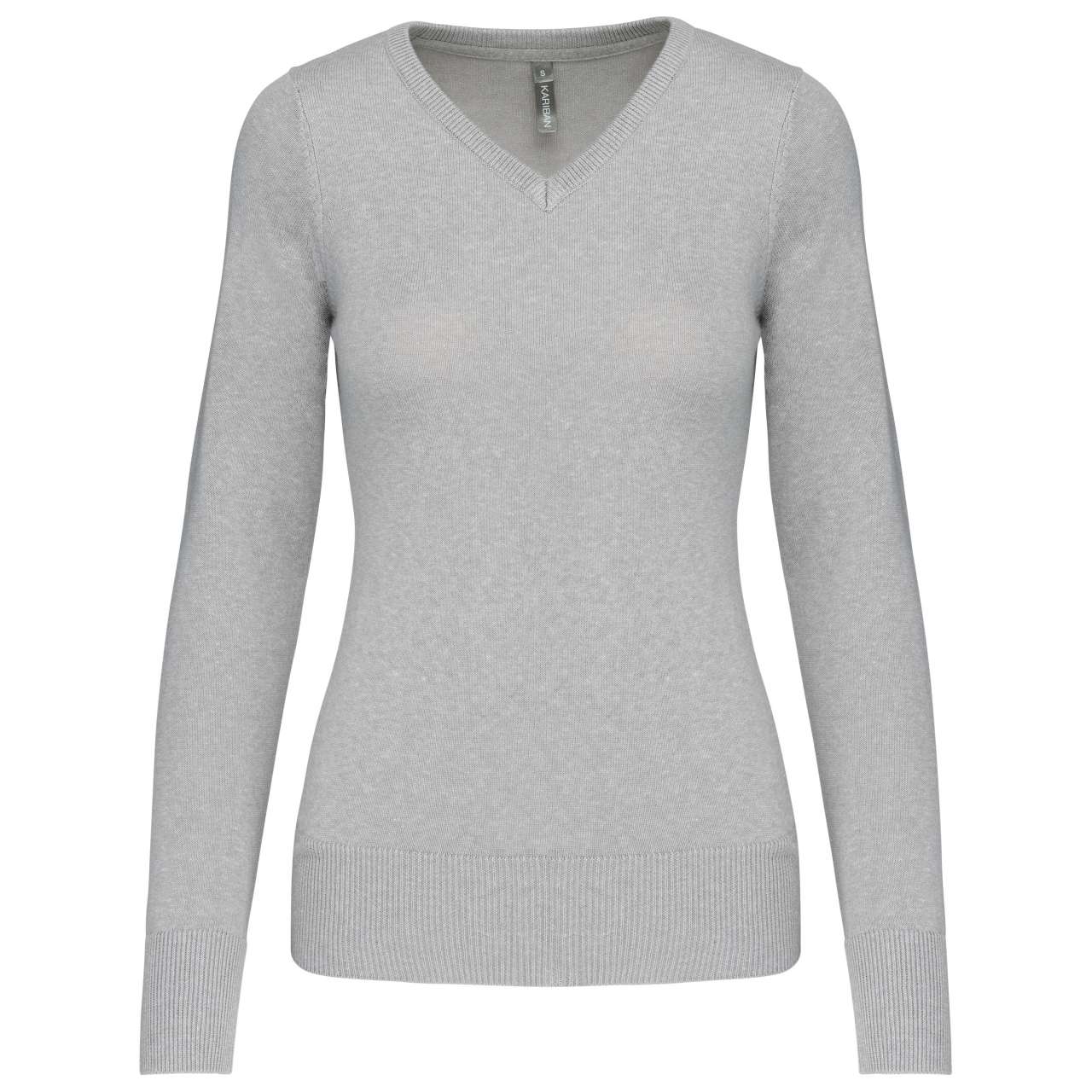 LADIES' V-NECK JUMPER